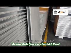 pu pir pur machine made cleanroom sandwich panel for warehouse factory