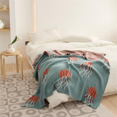 China Wholesale High Quality Custom Cotton Tassel Woven Blankets Anti-Static Throw Tapestry Bohemian Blanket For Room Decor for sale