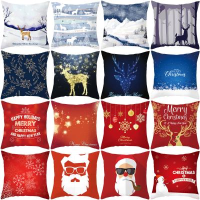 China Anti-Static Custom Christmas Cushion Kids Pillow Covers Case Custom Satin Manufacturers Custom Pillow Printing for sale