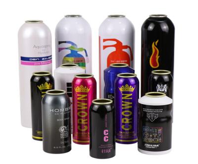 China Cosmetic Detergent Aluminium Monobloc Aerosol Cans 15ml-600ml Spray Paint Canister for sale