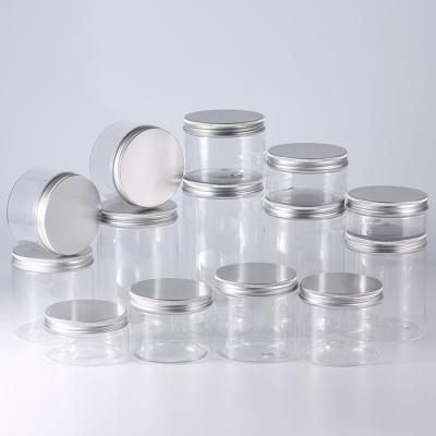 中国 100ml 150ml Clear Food Storage Containers HDPE プラスチック Airtight Storage Jars 販売のため