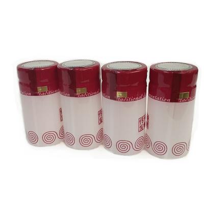 China Red White Liquor Bottle Capsules Wine Bottle Shrink Wrap Sleeves 30mm Dia for sale