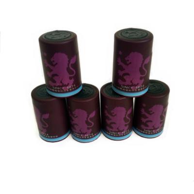 China Plastic PVC Custom Color Wine Bottle Shrink Caps Seals dustproof for sale