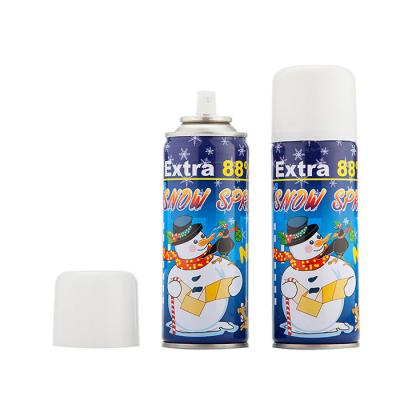 China Aluminum Snow Spray Bottle 120ml 250ml Customizable Empty Aerosol Can for sale