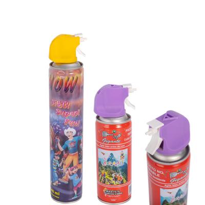 China Decorative CMYK Customized Fake Snow Spray Can Dia 52mm Aluminum Aerosol Cans for sale