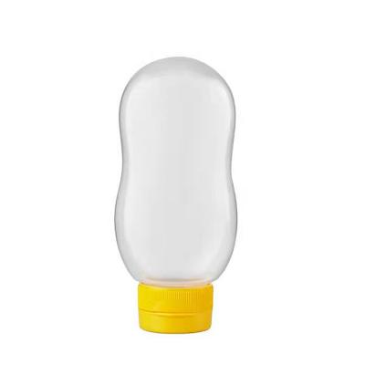 China 110ml Squeezy Honey Bottle Empty PP Plastic Sauce Squeeze Bottle Dispenser for sale