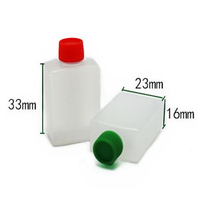 China Kleine Quetschflasche-Sushi-Soßen-Zufuhr des Quadrat-6ml 30ml Plastikshatterproof zu verkaufen