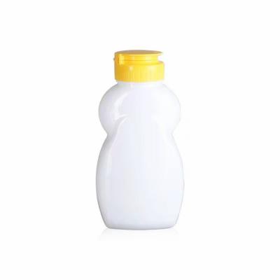 China Customized Clear Plastic Squeeze Bottles Reusable Small Honey Jugs 110ml for sale