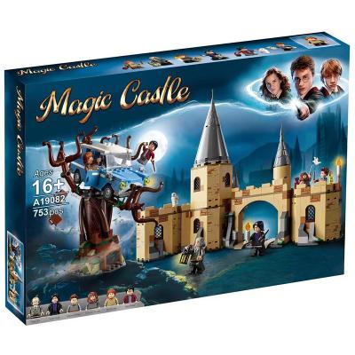 China Hot 2023 753pcs Harry Pottering Hogwarts Castle Series Model Small Particles Simulation Building Block Toys For Children Puzzle Gifts for sale