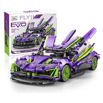 China New Arrival Hot Sale Simulation Model Toy MOYU MY88320 EVO 1:14 1281 Pcs Racing Model Car Building Blocks MOC Compatible Sports Car Boy Toy for sale