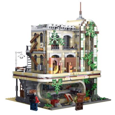 China Simulation Model 2392pcs MOC Downtown Diner - Apocalypse Version Create Expert Street View Building Block Toys For Kids Toys 2023 for sale