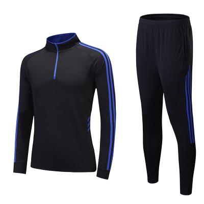 China Breathable Wholesale Top Quality Long Sleeved Training Suit Soccer Jersey Uniform for sale