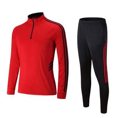 China Breathable Hot Selling Youth Long Sleeved Team Sports Suit Customize Football Uniform for sale