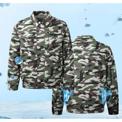 China QUICK DRY high quality fan clothing power bank air conditioner cooling treatment uniform jacket for summer for sale