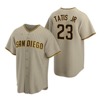 China Antibacterial San Diego Brown Baseball Jersey Customized Baseball Wear Stitched Fernando Tatis Jr. Poster for sale