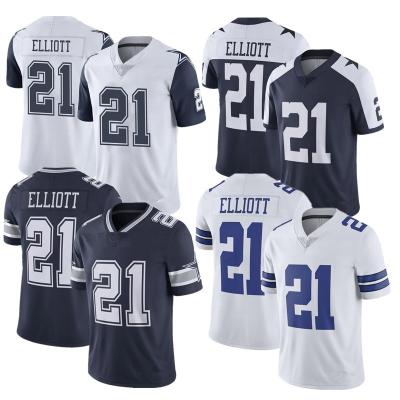 China Custom Antibacterial Football Ezekiel American Elliott Football Jersey Jersey for sale