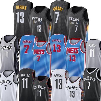 China 2021 Antibacterial City Edition Basketball Wear Shirts James Harden Kevin Durant Kyrie Irving Basketball Jersey for sale