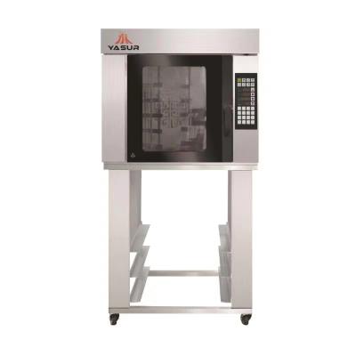 China De Convectie Oven Rotary Oven Five Trays 40X60cm van de stoombakkerij Deense Croissantbrood en Gebakjeoven 9.5Kw Te koop