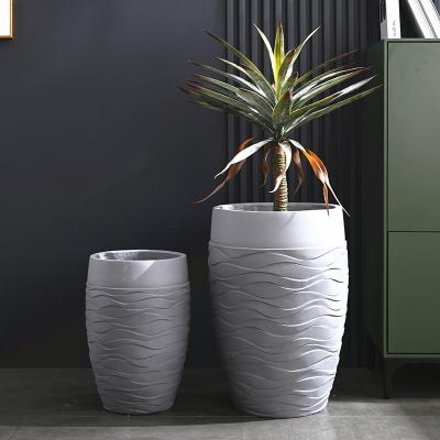 China Home Decor Clay Flower Pots Modern Wholesale Large Fiber Pots Eco - Friendly Indoor Factory for sale