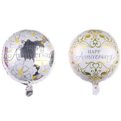 China Announcing Toy Amazon Hot Sell Party Decoration Happy Birthday Balloon 18 Inch Round Foil Balloons for sale