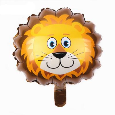 China Advertising Toy Amazon Wholesale Price Mini Size Forest Animals Leading Animals Shape Mylar Balloons for sale