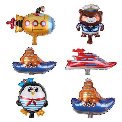 China Advertising Toy Wholesale Cheap Price Mini Balloon Party Decoration Car Boat Transport Foil Balloons for sale