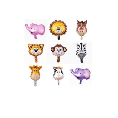 China Toy Wholesale Cheap Price Forest Animal Balloons Advertising Party Supplies Mini Lion Tiger Balloons for sale