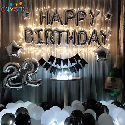 China Hot Selling Advertising Toy Amazon Happy Birthday Letter Balloon Foil Balloon for Birthday Party Decoration for sale