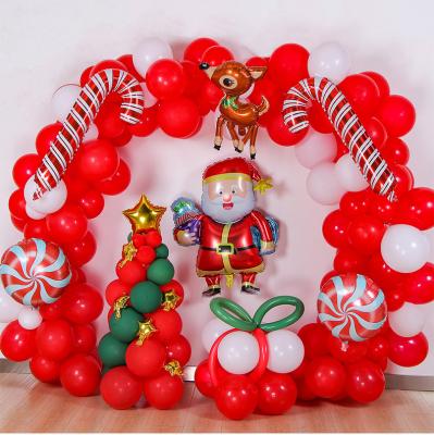 China Hot Sale Toy Christmas Cartoon Series Aluminum Foil Balloons Christmas Theme Party Stage Decoration Balloon Supplies of Advertising for sale