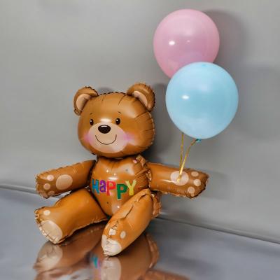 China Gift Toy New Design Birthday Party Decoration Animal Foil Balloons Assembled Foil Balloons for sale