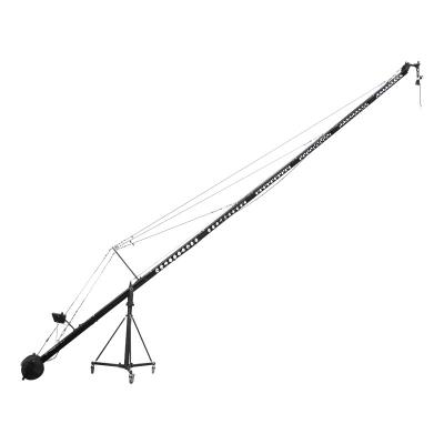 China HOT SALE High Quality 10m 130mm Triangle Rocker Arm Jib Crane Electronic Video Camera With 2 Axis Head for sale