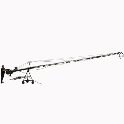 China 2 Alloy 12m Axles Heavy Duty Aluminum Head Jimmy Jib Camera Crane For Sale for sale