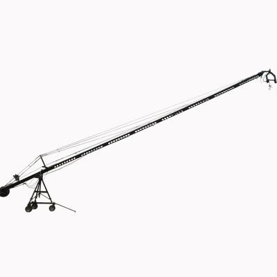 China Aluminum Alloy Professional 12 Meters Jib Camera Crane Jimmy Jib Camera Crane With 2-Axis Motorized Pan Tilt Head For Sale for sale