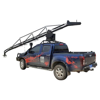 China Professional Camera Crane Installed On Cars Vehicle Aluminum Stainless Steel Camera Crane 6 Meters For Sale for sale