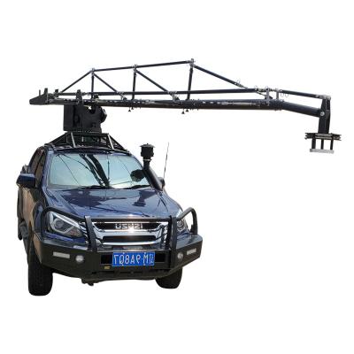 China Hot Sale 6m Aluminum And Stainless Steel Mobile Camera Crane For Cars With High Stability Practical Installment Make-To-Last for sale