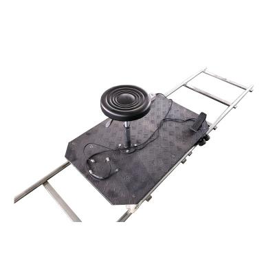 China High Quality Professional Motorized Aluminum Alloy Camera Track Cart With Seat for sale