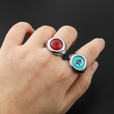 China Options of Anime BORUTO Konoha Cosplay Ring Akatsuki Adjustbale Rings 10designs vintage for sale