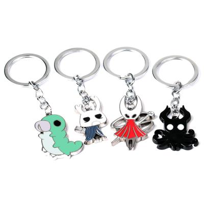 China Hot Knight Keychain Metal Game Cavity Key Chains Octopus Pendant Car Bag Key Holder Comics llaveros Souvenirs Gift Accessories for sale