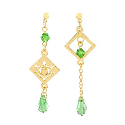 China Punk Vintage Character Anime Cosplay Earrings Impact Genshin Games Long Tassel Earring For Women Charms for sale