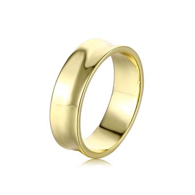 China TRENDY Latest Saudi Jewelry Cheap Thumb Custom Men Women Couple 925 Sliver Gold Plated Wedding Engagement Ring for sale