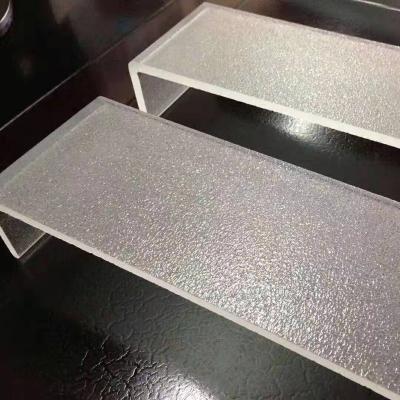 China Modern Patterned U Profile Glass For Curtain Wall High End Customization Decorative Glass for sale