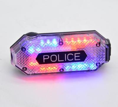 China DCW 2021 Waterproof 3.7V Police Warning Light Shoulder Lamp for Guangdong Police P5 80*33.9*28.1mm for sale