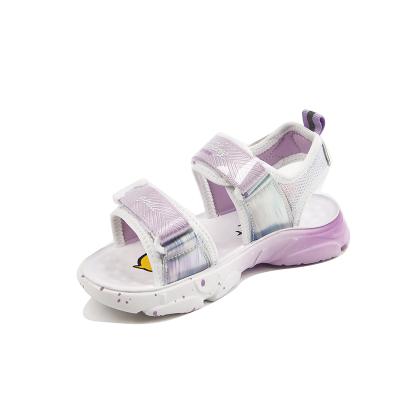 China Breathable Fashion Girls Leisure Non-slip Shoes Kids Outdoor PU Beach Sandals for sale