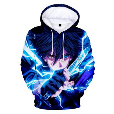 China New Stylish High Quality 3D Printing Anti-wrinkle Full Size Men's Plus Size Dye Narutoes Hoodie for sale