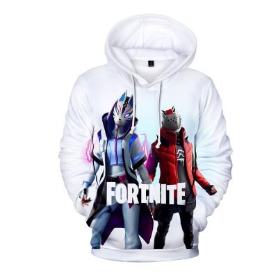 China 2021 hot sale Anti-wrinkle hoodie in printed Fortnite 3d moq none hoodies wholesale stock print hoodie pullover men supplier for sale