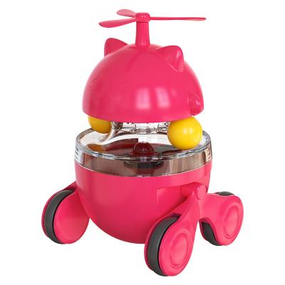 China Viable and high quality hot sale interactive Car Slow Feeder Toy Food Dispenser For Pet Tumbler for sale