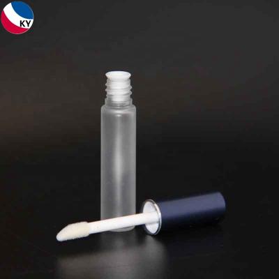 China Cosmetic Type Matte Lipgloss Container Lip Gloss Tube Frosted Cosmetics Tube Plastic Inner White Lip Gloss Girl Lipstick Bottle With Cap for sale