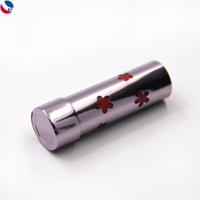 China Custom design empty aluminum lipstick tube fpr packaging recyclable for sale