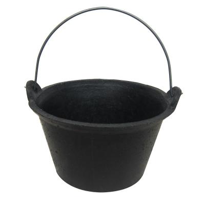 China Recycled Heavy Duty Rubber Barrel Rubber Bucket Cement Bucket Cheap Construction Bucket for sale