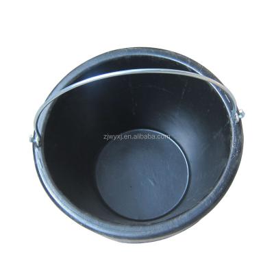 China Construction tire rubber industry buckets, cement bucket, super rubber barrel 12QT for sale